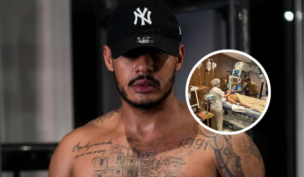 Hungria internado na UTI 