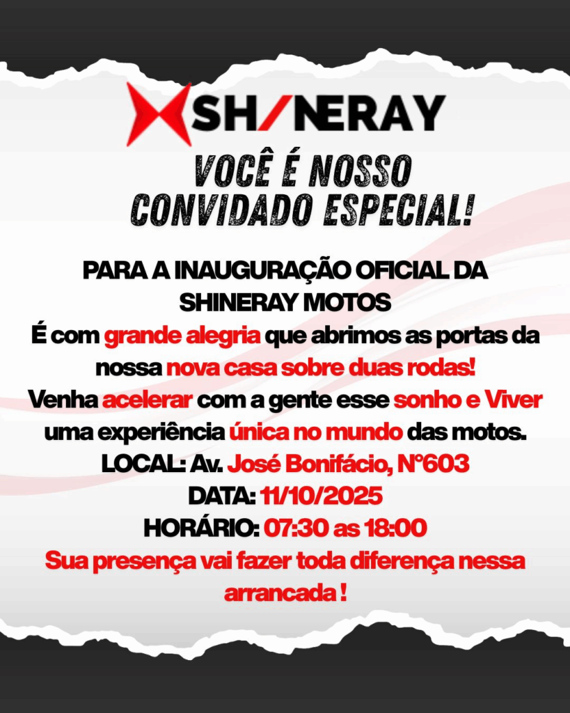 Inauguração de Shineray em Arcoverde