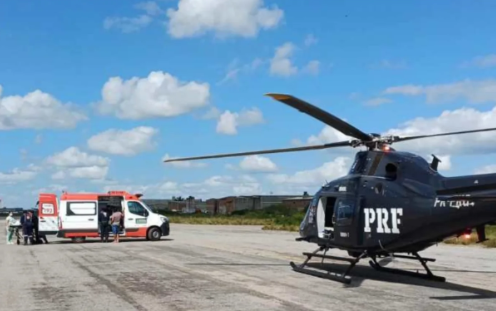 Menina sofre acidente de bicicleta em Pesqueira 