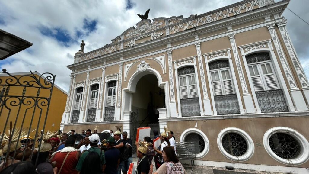 Povo Xukuru mobilização em Pesqueira