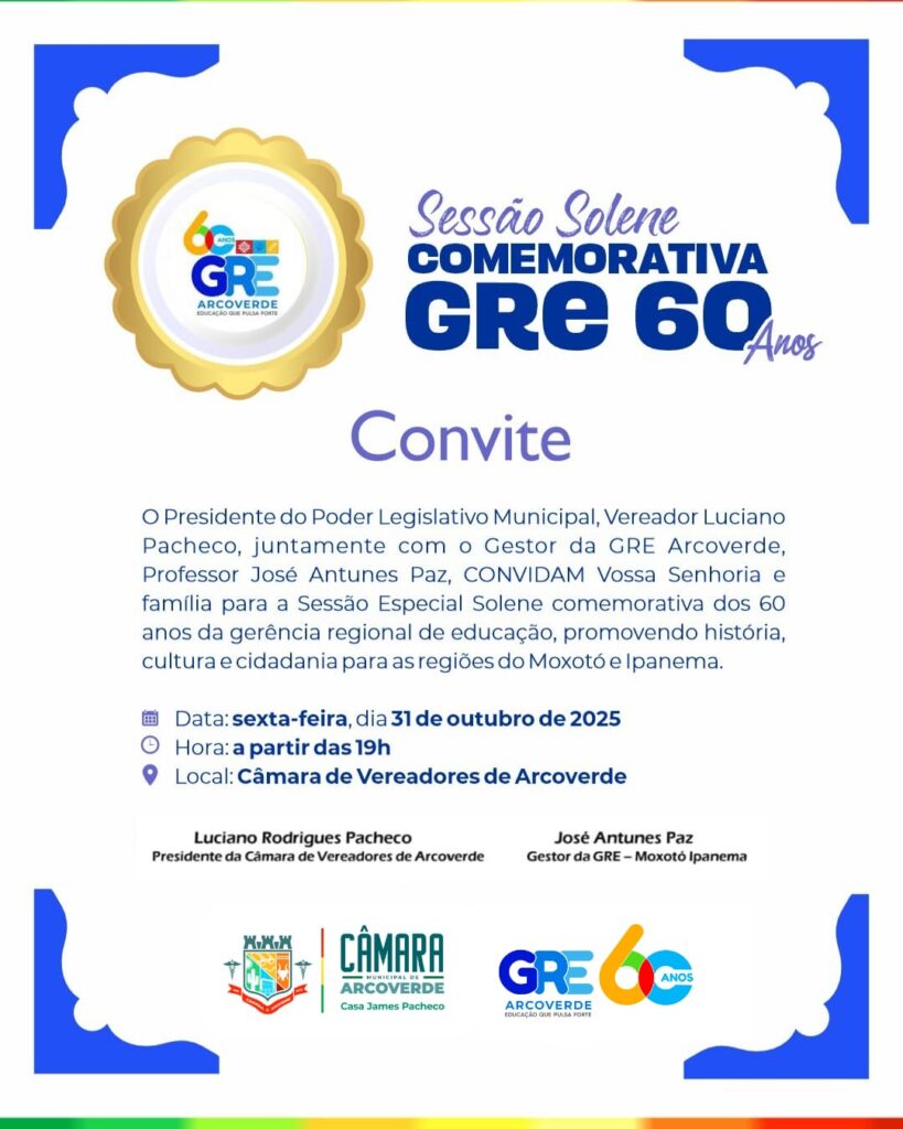 Sessão comemorativa GRE Arcoverde