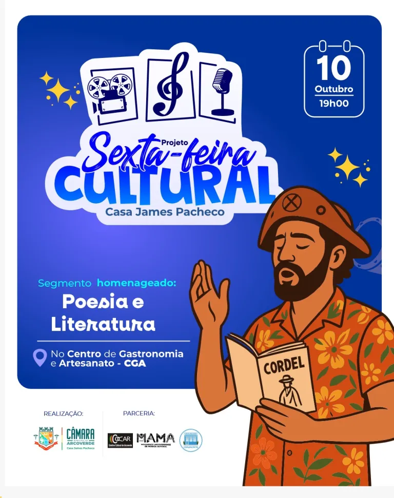 Sexta cultural da câmara de vereadores de Arcoverde