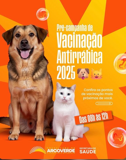 Pré-campanha de vacinação antirrábica em Arcoverde