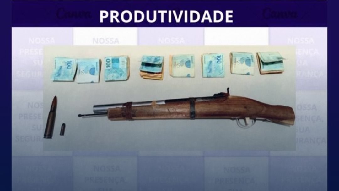 Apreensões de maconha e arma em Ibimirim