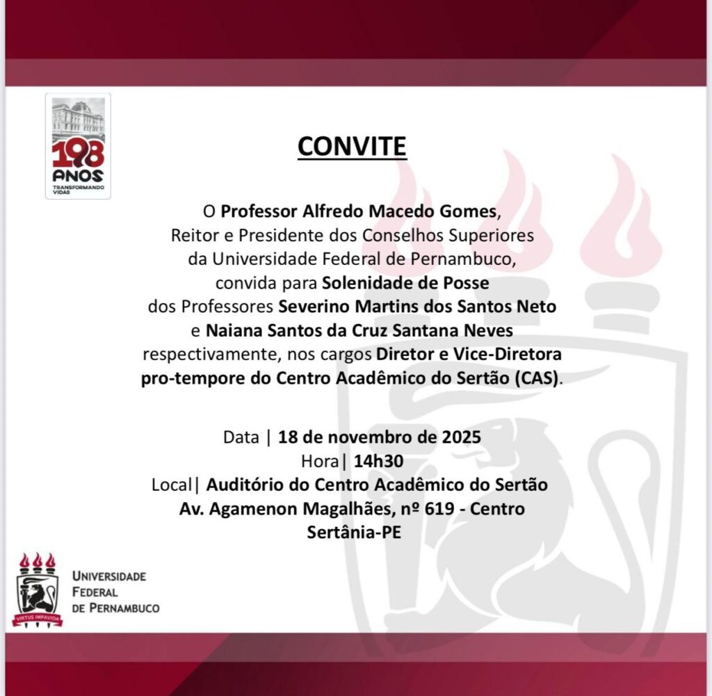 Posse gestão CAS em Sertânia