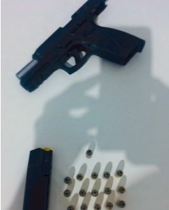 Guarda de Sertânia apreensão de pistola