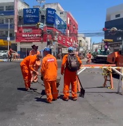 Trânsito em Arcoverde na Praça do Senadinho 