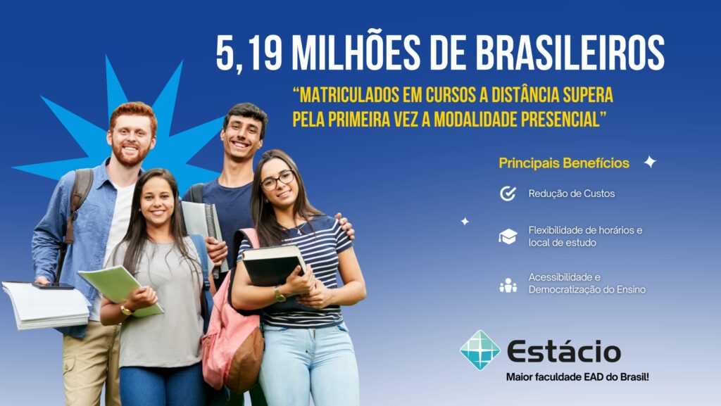 EAD domina matrículas de universitários