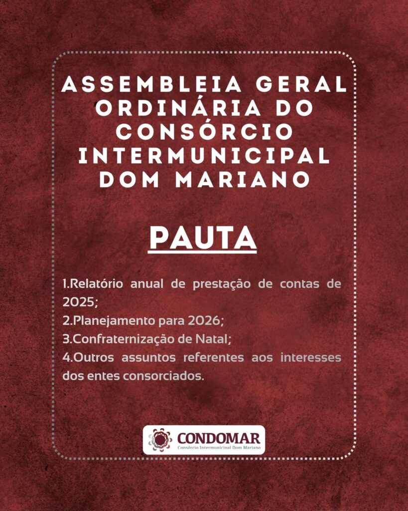 Assembleia Geral do Condomar em Pesqueira