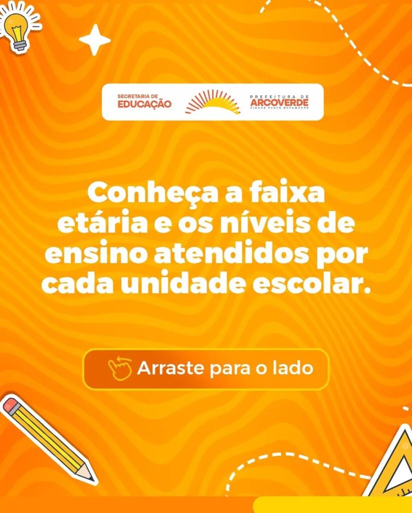 Faixas etárias escola de Arcoverde