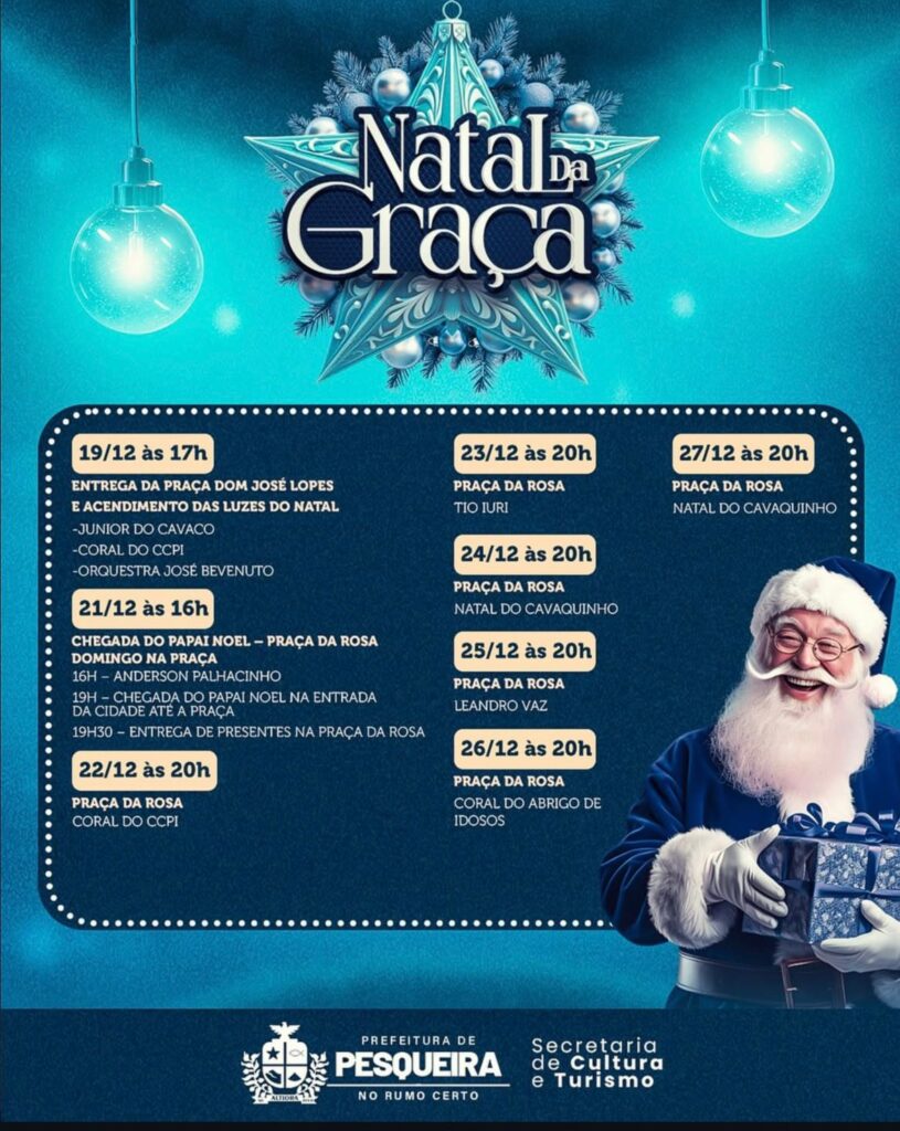 Chegada Papai Noel em Pesqueira