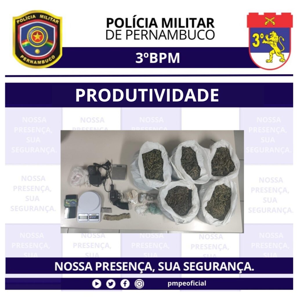Policias militares tráfico em Venturosa 