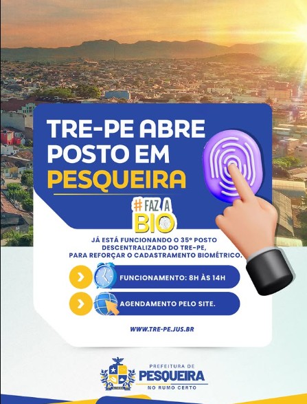 TRE fortalece serviço em Pesqueira