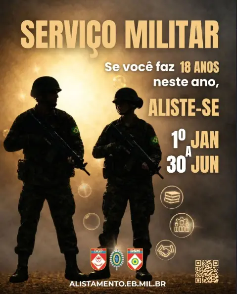 Jovens alistamento militar 2026