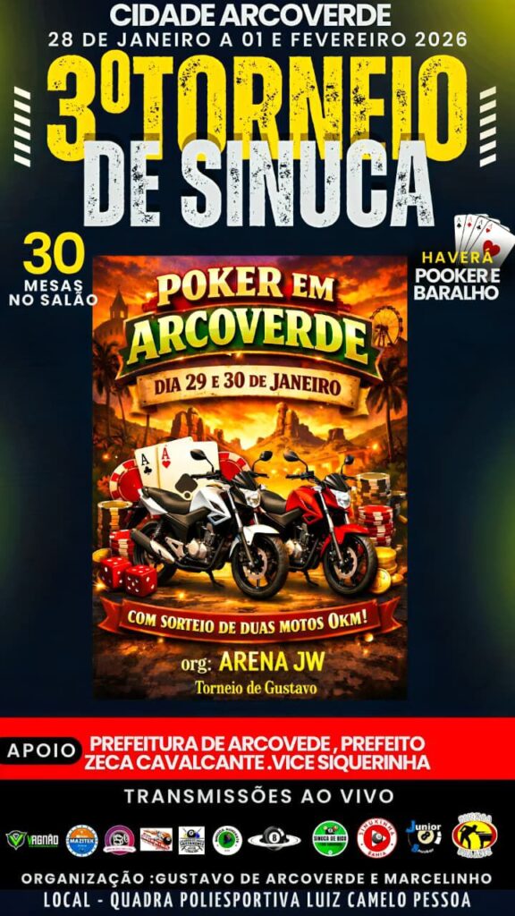 Torneio de sinuca em Arcoverde 