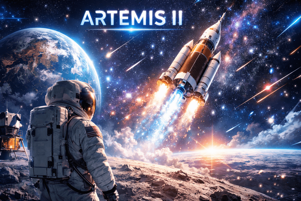 Artemis II e o homem na lua