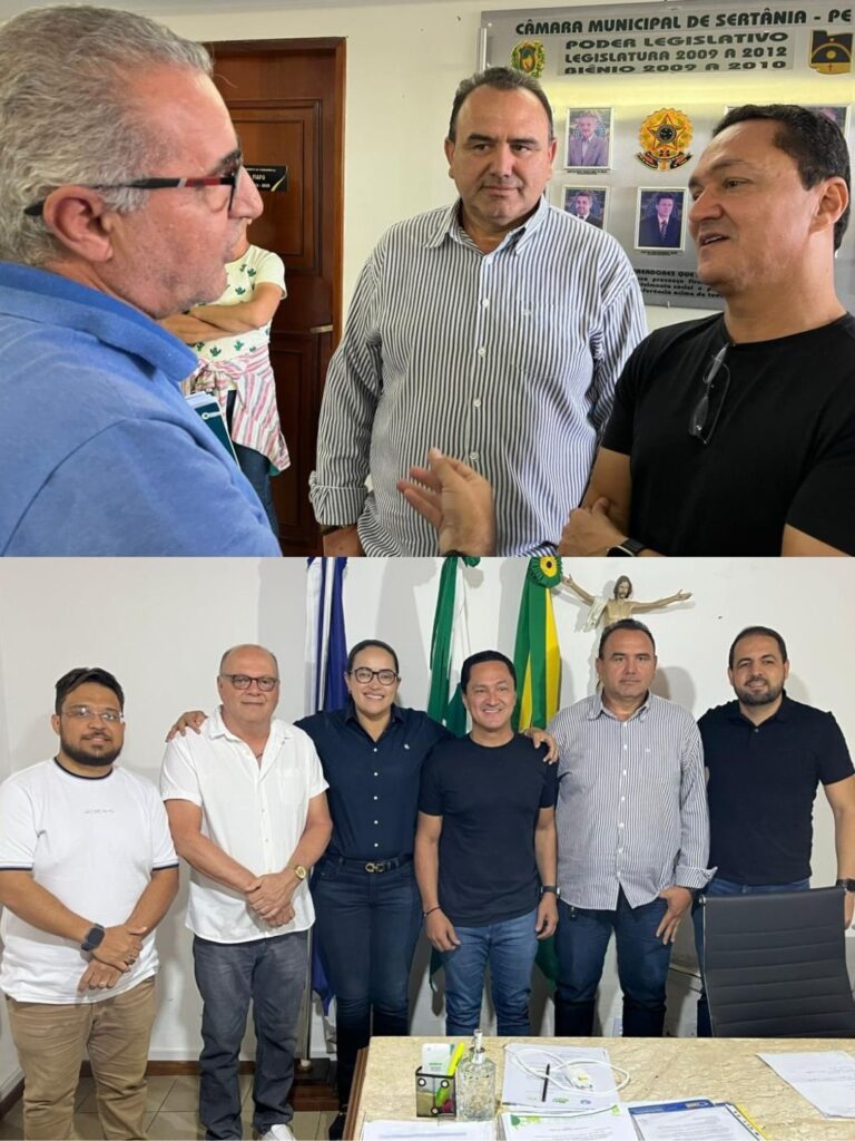 Visita política em Sertânia 