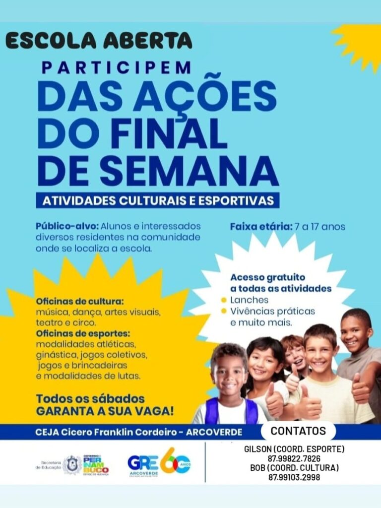 Projeto “Escola Aberta” Arcoverde