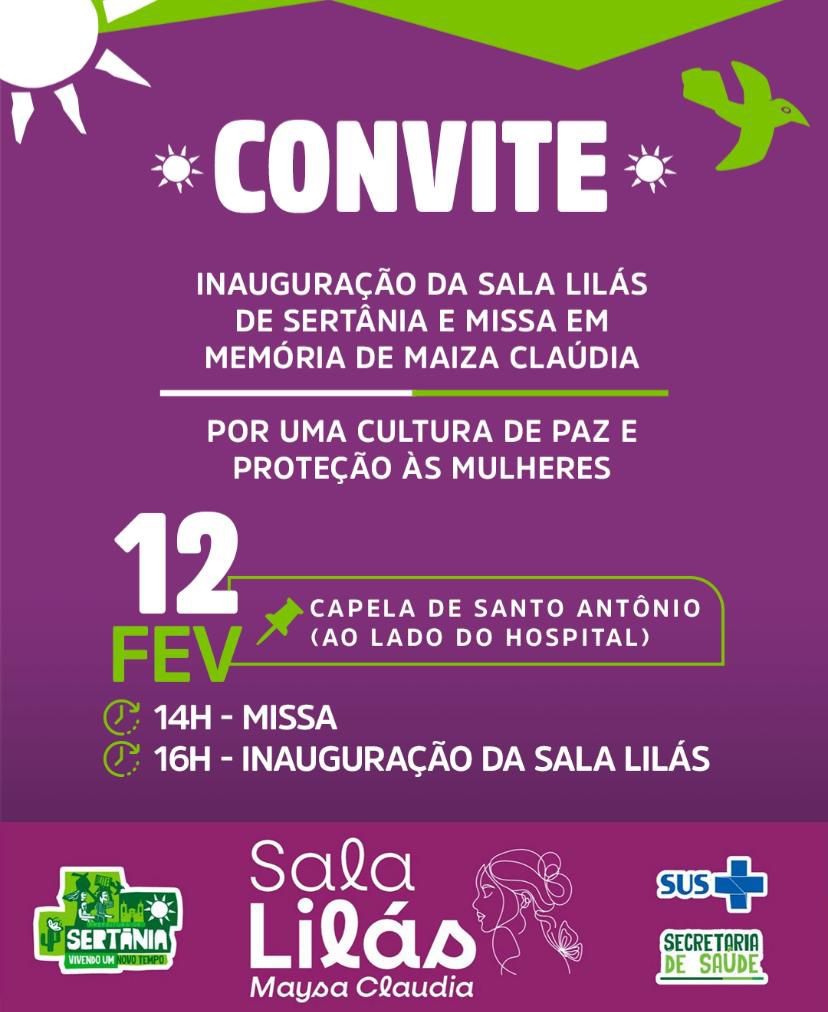 Sala Lilás Intrahospitalar em Sertânia