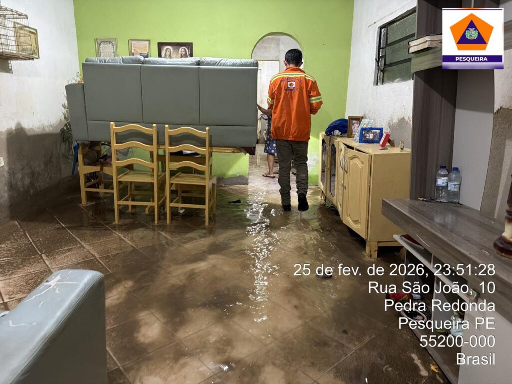 Chuvas fortes impactos em Pesqueira