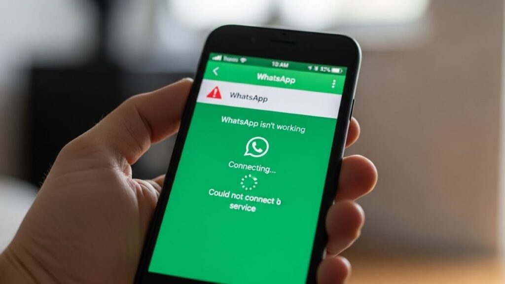 Aplicativo WhatsApp deixa de funcionar