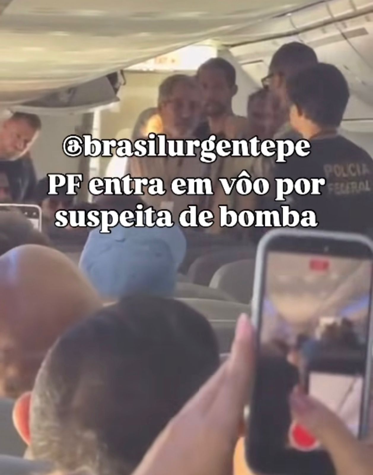 Suspeita de bomba em avião no Recife