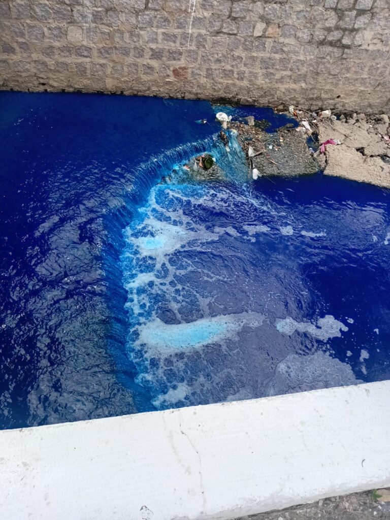 Canal de Arcoverde água azul 