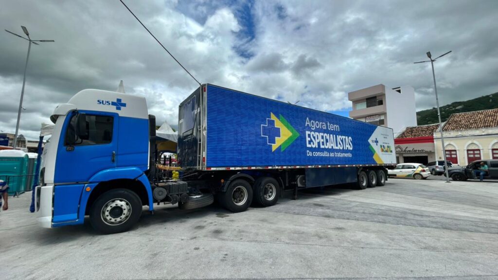 Carreta da saúde da mulher em Pesqueira
