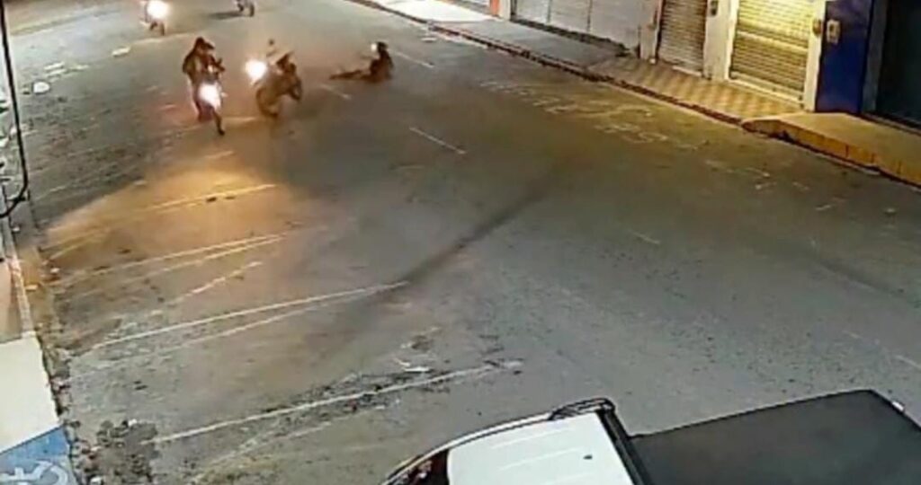 Acidente envolvendo motos em Venturosa