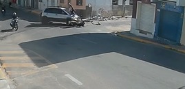 Motociclista ferida em acidente em Arcoverde