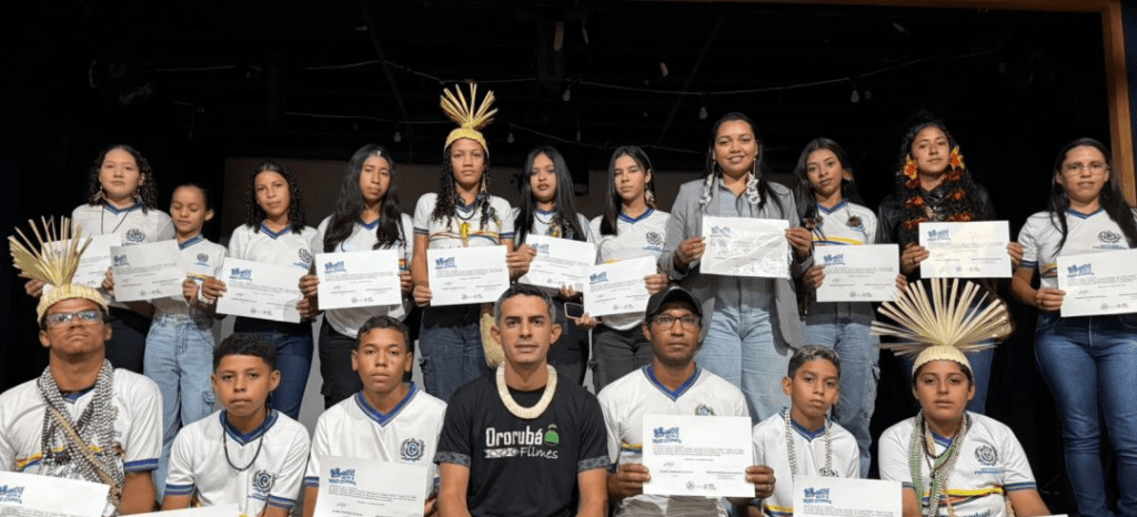 Jovens indígenas de Pesqueira em Arcoverde