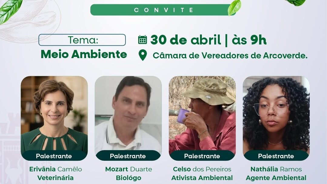 Câmara de Arcoverde promove debate sobre meio ambiente