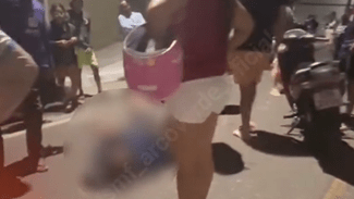 Jovem perde controle de moto após atropelar cachorro e fica ferido em Arcoverde