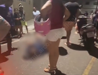 Jovem atropelar cachorro em Arcoverde