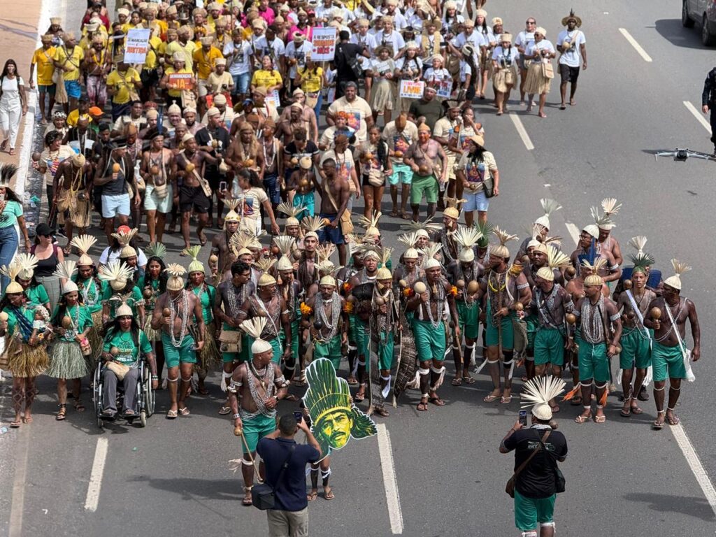 Delegação Xukuru no ATL 2026