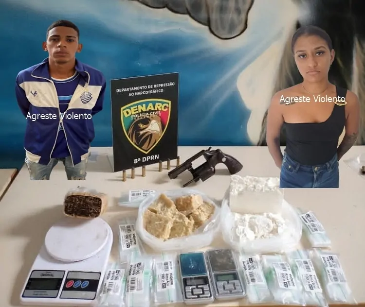 Casal é preso em Águas Belas