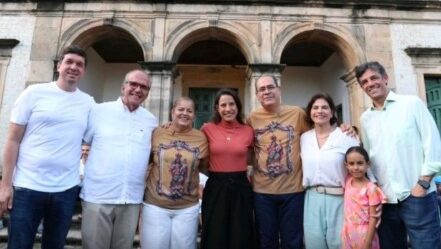 Em Jaboatão, Raquel Lyra destaca projetos de restauração na festa de Nossa Senhora dos Prazeres