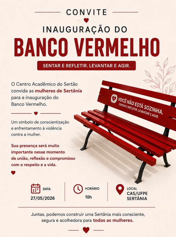 Inauguração do Banco Vermelho em Sertânia