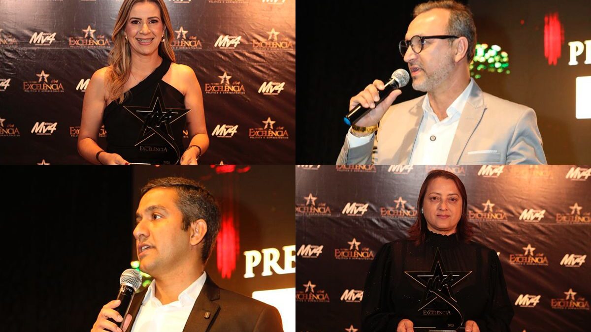 Prêmio Excelência MV4 reúne lideranças políticas e destaca nomes do Sertão