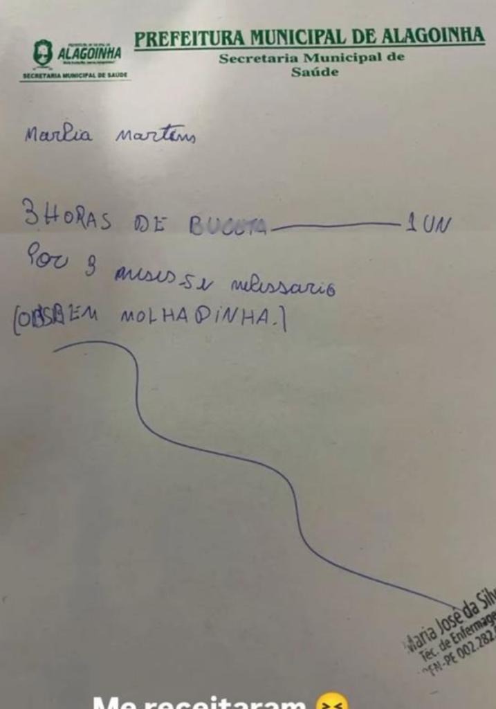 Uso indevido de documento em Alagoinha