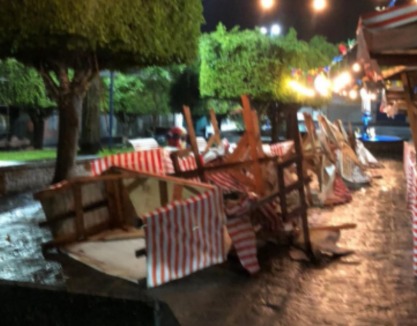 Vandalismo ao patrimônio público em Poção
