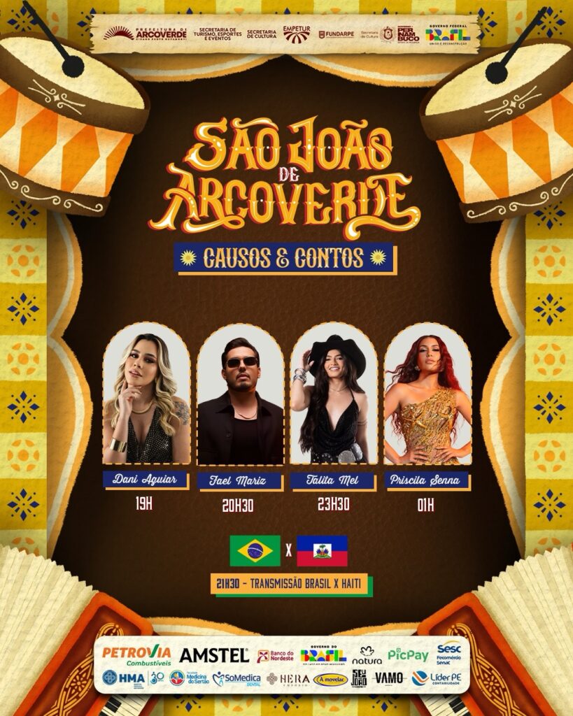 Atrações em diversos polos em Arcoverde