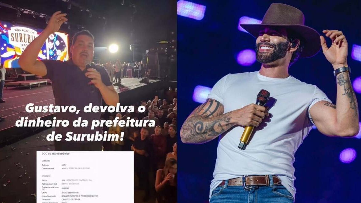 Prefeito de Surubim chama Gusttavo Lima de “ladrão” após cancelamento de show