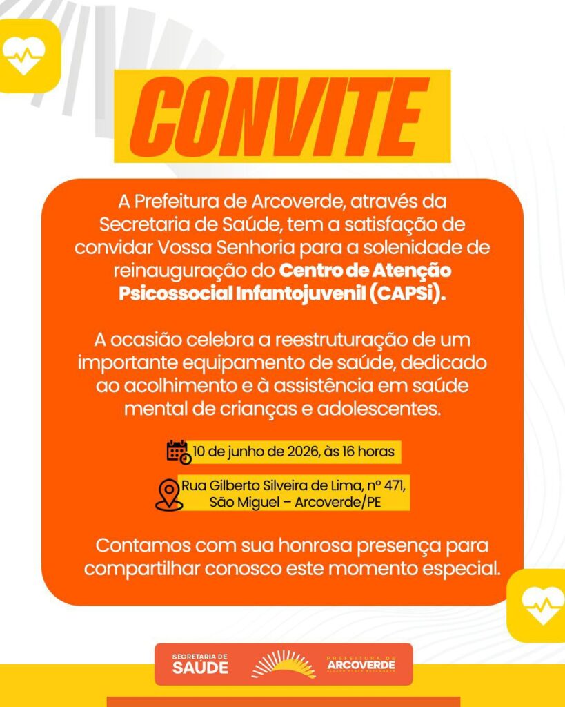 Nova sede do CAPSi em Arcoverde