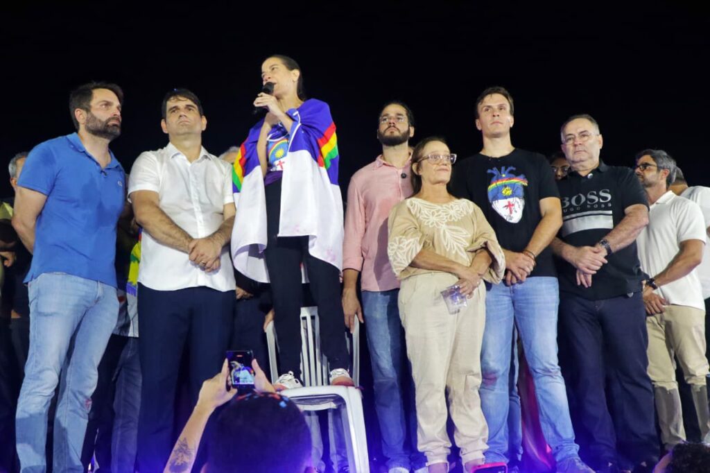 Raquel ato político em Paudalho