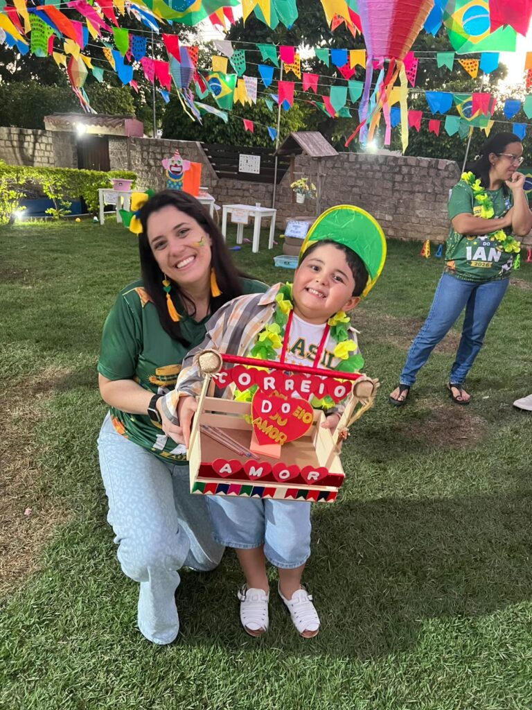 Correio do Amor e da Inclusão. arraiá IAN copa alegria