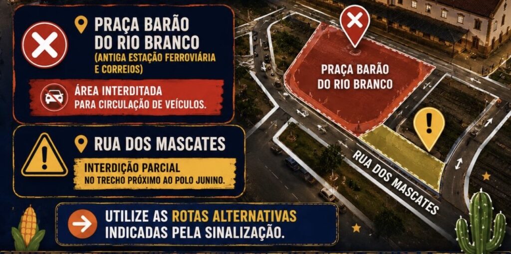 Alterações no trânsito de Arcoverde
