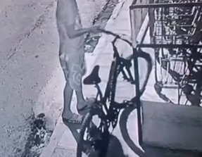 Bicicleta furtada no centro de Arcoverde