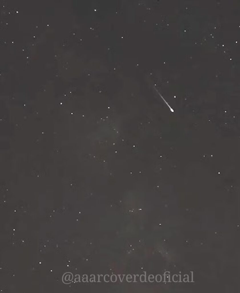 Chuva de meteoros no céu de Arcoverde