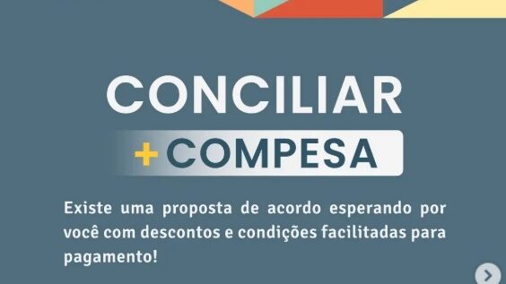 Consumidores têm até sexta-feira (24) para se inscrever no mutirão de conciliação com a Compesa